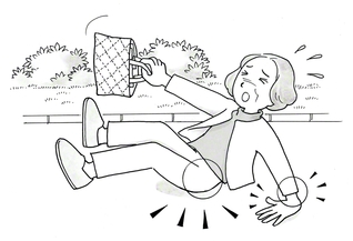 骨折しないよう、転倒にも注意が必要